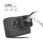 画像3: Gopro Hero 7 Black / 6 / 5(2018) / 7 White / 7 Silver 用強化ガラスフィルム シリコン保護レンズカバー セット アンチスクラッチ (3)