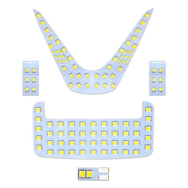 画像1: トヨタ C-HR 用 LED ルームランプ ホワイト 室内灯 専用設計 爆光 ZYX10 NGX50用 バニティランプ ラゲッジ カスタムパーツ バルブ (1)