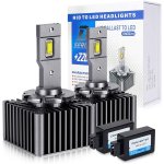 画像8: D3S LED ヘッドライト 車検対応 ホワイト 6000K 5800LM 35W 両面発光 キャンセラー内蔵 輸入車対応 12V車用 D3S LED バルブ 取扱説明書付き 1年保証 2個セット (8)