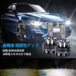 画像7: D2S LED ヘッドライト D2R汎用 車検対応 ホワイト 5700K 5800LM 35W 両面発光 キャンセラー内蔵 輸入車 国産車対応 12V車用 光軸調整可能 2本セット (7)