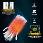 画像4: S25 LED シングル球 ブレーキライト テールランプ バックランプ BAY15D ピン180° 赤 側面 +正面レンズ36SMD 12V/24V兼用 DC9-50V ハイブリッド/EV/トラック対応 (4)