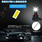 画像4: HB4 9006 LED フォグランプ 車検対応 ホワイト 6000LM 6000K led交換 バルブ 高輝度 ヘッドライト ファンレス 一体型 ポン付け 純正交換 角度調整 取付簡単 (4)