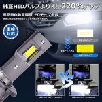 画像4: 最新型 D2R LED ヘッドライト 新基準車検対応 Rシェード ホワイト 6000K 11600LM 35W 純正HIDをLED化 遮光板付き 両面発光 キャンセラー内蔵 純正バラスト (4)