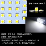 画像3: ハイエース 200系 6型 DX専用 LED ルームランプ 3点セット 4型 5型 DXグレード専用 ホワイト 電球色 バルブ ラゲッジランプ 内装 VI型 V型 IV型 一年保証 (3)