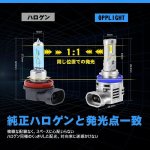 画像2: LED ヘッドライト H8/H9/H11/H16 爆光 車検対応 バイク用 純正配光 カットライン ヒートパイプ内蔵 静音ファン付き ノイズ対策 ハロゲン型 純正交換 ポン付け ホワイト 6000K 9600LM 単体35W 12V車用 取扱説明書付き 2個セット (2)