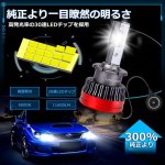 画像3: LED ヘッドライト D2R ポン付け HIDをLED化 LEDバルブ Rシェード(遮光板)付き 12V/24V 輸入車 国産車対応 35W 11600LM ホワイト 角度調整可 キャンセラー内蔵 ノイズ対策 HIDバルブを超えた明るさ 純正HIDバラストと接続 両面発光 コンパクト 狭い場所でも装着可 日本語取説付き 2本入り (3)