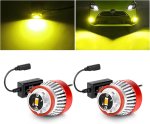 画像1: LED フォグランプ L1B 純正LED交換用バルブ イエロー 爆光 5800LM 車検対応 ハイエース 7型 カローラクロス/スポーツ/ツーリン クラウン220系 50プリウス後期 ハリアー80系 ルーミー 新型 アトレー ステップワゴンRP6.7.8など車種適用 純正交換 フォグ 純正形状 ファン付き FMノイズ対策 防水仕様 日本語取説付き 2個セット (1)