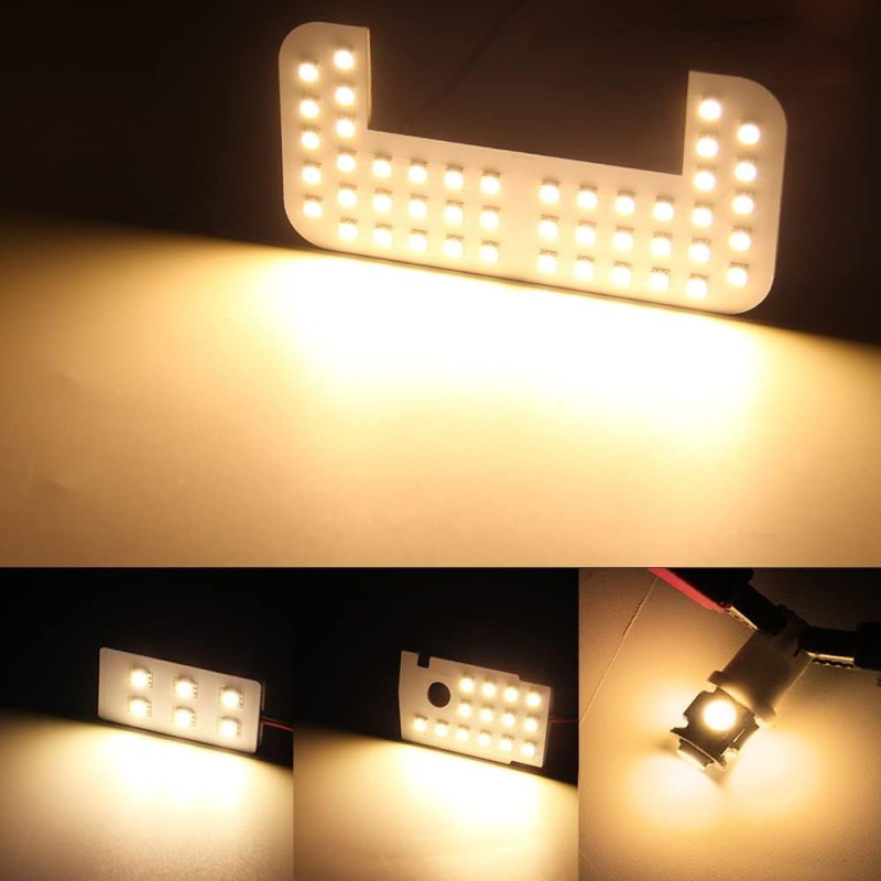 画像11: LED ルームランプ セット プラド150系 TZ-G/TX-Lパッケージ(7人乗り) GDJ/TRJ15 H29.9 専用 ホワイト イエロー LED 8点セット 明るい 室内灯 車内灯 車種別 専用パーツ カスタム 内装パーツ LEDバルブ 純正交換 加工不要 取付簡単 (11)