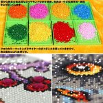 画像8: 5D ダイヤモンドアート キット 子狐 きつね キツネ 動物 花 睡眠 ビーズ DIY ビーズ絵画キット 図案 初心者 中級者 やり方 簡単 子供 大人 子供向け 手作り 現代アート 装飾品 三四郎市場 送料無料 (8)