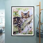 画像4: 5D ダイヤモンドアート キット 猫 ねこ 動物 ビーズ DIY ビーズ絵画キット 図案 初心者 中級者 やり方 簡単 子供 大人 子供向け 手作り 現代アート 装飾品 三四郎市場 送料無料 (4)