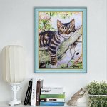 画像5: 5D ダイヤモンドアート キット 猫 ねこ 動物 ビーズ DIY ビーズ絵画キット 図案 初心者 中級者 やり方 簡単 子供 大人 子供向け 手作り 現代アート 装飾品 三四郎市場 送料無料 (5)