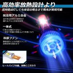 画像5: 「超爆光」OPPLIGHT PSX26W LED ハイエース200系 フォグランプ メモリー機能付き ホワイト?イエロー 6500K?3000K 2色 切替 車検対応 ハイエース200系 3型 4型 5型 6型 KDH/TRH/GDH H24.5~ デュアルカラー バイカラー LEDフォグ 30W 8800ルーメン カットラインあり 純正交換 ポン付け 超静音ファン 防水仕様 12V/24V車適合 日本語取説付き 2本セット (5)