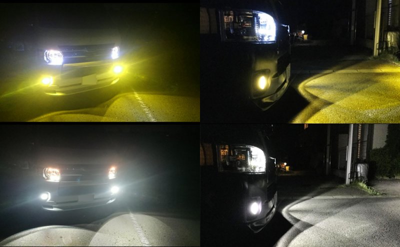 画像9: 「超爆光」 OPPLIGHT PSX24W LED フォグランプ メモリー機能付き ホワイト/イエロー 6500K/3000K 2色 切替 車検対応 トヨタ 86 BRZ インプレッサ用 デュアルカラー バイカラー LEDフォグ 30W 8800ルーメン カットラインあり 純正交換 ポン付け 超静音ファン 防水仕様 日本車用 12V/24V車適合 日本語取説付き 2本セット (9)