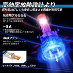 画像5: 「超爆光」OPPLIGHT HB4 LED フォグランプ 9006 LED メモリー機能付き ホワイト?イエロー 6500K?3000K 車検対応 2色切替 デュアルカラー バイカラー HB4 LEDフォグ 30W 8800ルーメン カットラインあり 角度調整 純正交換 ポン付け 超静音ファン 防水仕様 12V/24V車適合 日本語取説 2本セット (5)