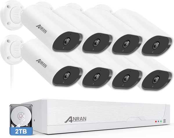 ANRAN 防犯カメラ Pixel POEAR-W360 2台 ANRAN（アンラン）POEカメラ AR-W360 2台 ジャンク｜Yahoo