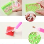 画像10: 刺繍キット 5D 夜光 ダイヤモンド DIY ビーズ絵画 パリ エッフェル塔 北欧 図案 ビーズ絵画 キット 初心者 やり方 大人 子供向け 手作り 壁アート 装飾品 贈り物 (10)