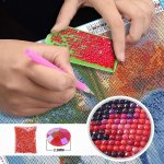 画像12: 刺繍キット 5D 夜光 ダイヤモンド DIY ビーズ絵画 パリ エッフェル塔 北欧 図案 ビーズ絵画 キット 初心者 やり方 大人 子供向け 手作り 壁アート 装飾品 贈り物 (12)