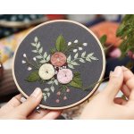 画像4: 刺繍 刺繍キット 材料セット キット 手芸 工芸 DIY 刺繍ツール 初心者 簡単 立体な刺繍へ 刺繍枠 刺繍 花 送料無料 (4)