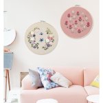 画像11: 刺繍キット 刺繍材料セット 工芸 DIY 刺繍ツール 初心者 簡単 立体な刺繍へ 刺繍枠 刺繍 花柄 手芸 図案 送料無料 (11)