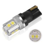 画像2: T10 LED バルブ 10連 ポジションランプ ナンバー灯 ホワイト ルームランプ ライセンスランプ ドアカーテシランプ 2個入り (2)