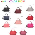 画像2: KOKE 本革 ショルダー ハンド バッグ レデース 2ウェイ 10色 koke301 送料無 (2)