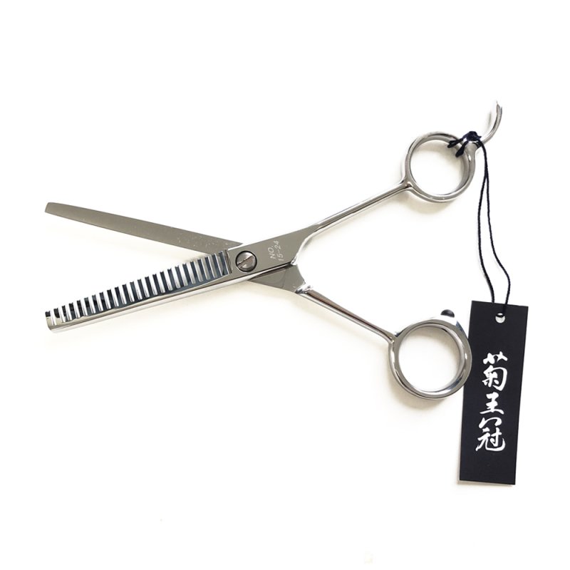 画像2: 菊王冠 PGY トリミングシザー セニング(スキバサミ)【5.5インチ】 (2)