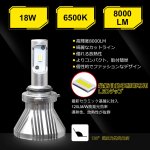 画像3: HB4 LEDヘッドライト フォグランプ 2本入り 12V車用 車検対応 Hi/Lo ファンレス 8000lm 6500K ノイズ対策済み 角度調整 ヒートシング放熱 一年保証 (3)