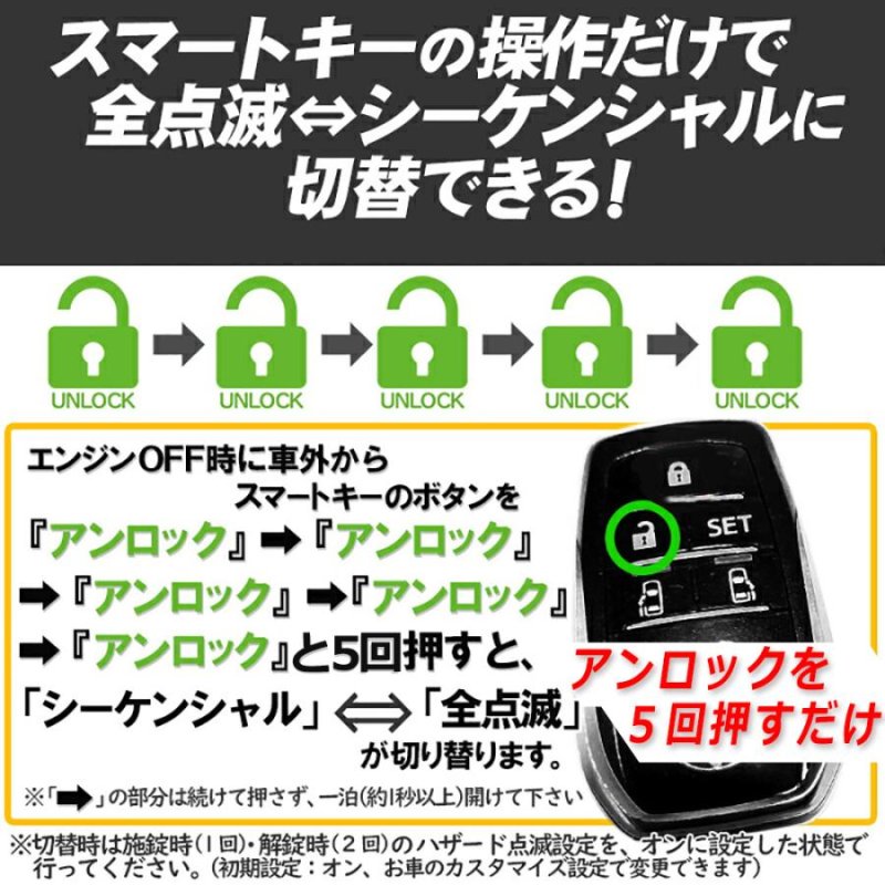 画像5: led ウインカー TOYOTA アルファード・ヴェルファイア 30系/新型RAV4 対応 ドアミラーシーケンシャルウインカー シーケンシャル/全点滅 切替可能 １年保証 (5)