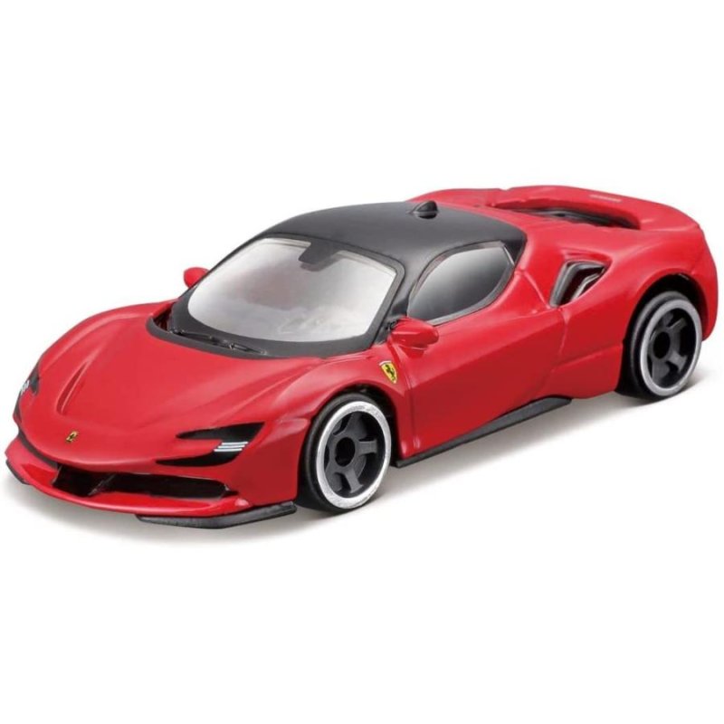 画像1: トミカ トミカプレゼンツ ブラーゴ レース＆プレイシリーズ 3インチ フェラーリ SF90 ストラダーレ【新品】 ミニカー TOMICA 【送料無料】 (1)