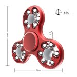 画像3: ハンドスピナーたまじゅうはち 金属製 高速回転 ストレス解消 フラミンゴ 四色 ブラック レッド パープル  ゴールド 送料無料 (3)