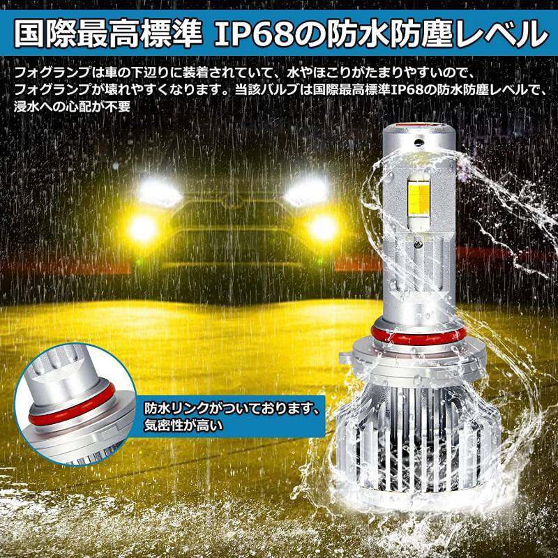 超爆光」OPPLIGHT HB4 LED フォグランプ 9006 LED メモリー機能付き