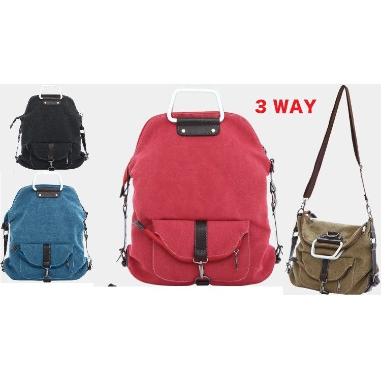 3way 口折れデザイン ショルダーバッグ リュックサック 4色 三四郎市場 3way 口折れデザイン ショルダーバッグ リュックサック 4色 三四郎市場